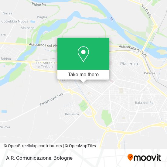 A.R. Comunicazione map