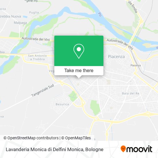 Lavanderia Monica di Delfini Monica map