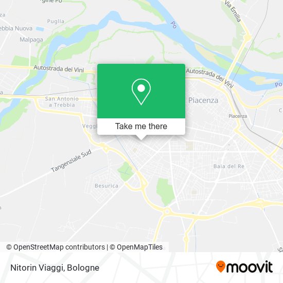 Nitorin Viaggi map