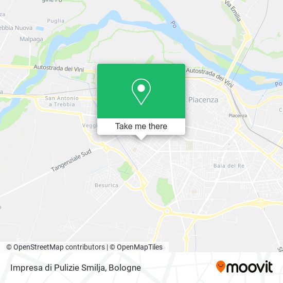 Impresa di Pulizie Smilja map