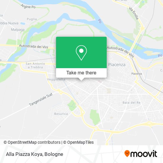 Alla Piazza Koya map