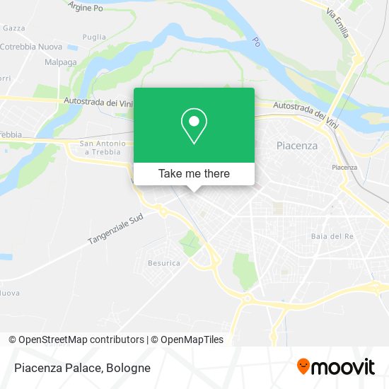 Piacenza Palace map