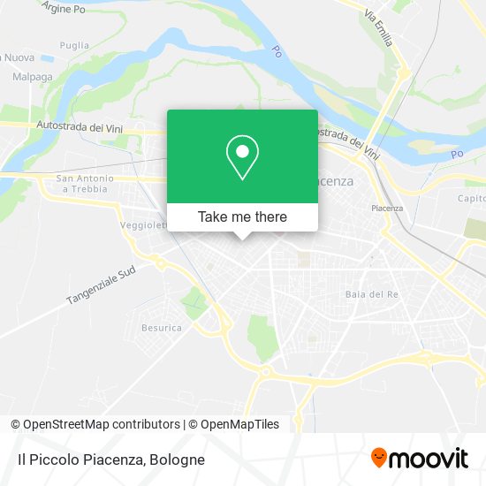 Il Piccolo Piacenza map