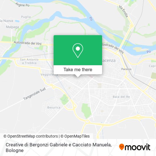 Creative di Bergonzi Gabriele e Cacciato Manuela map