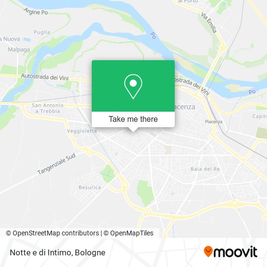 Notte e di Intimo map