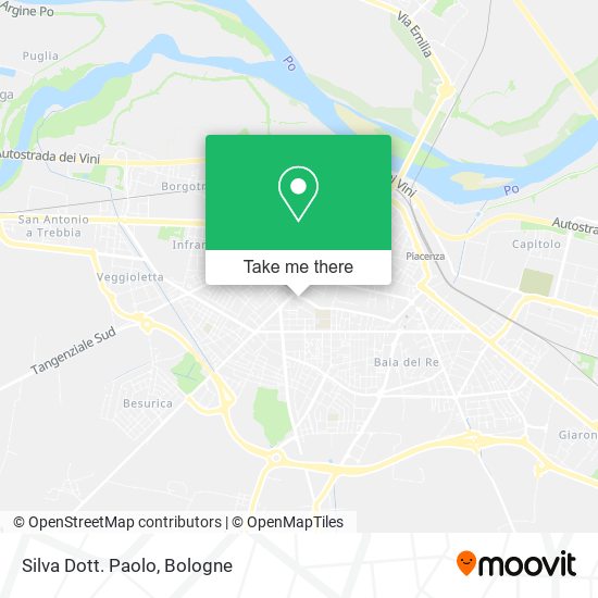 Silva Dott. Paolo map