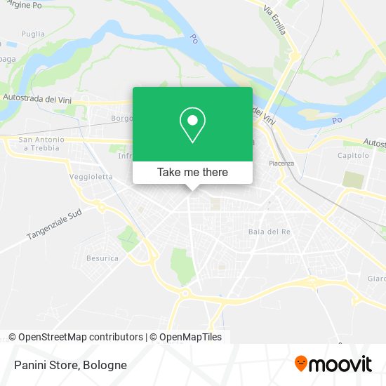 Panini Store map