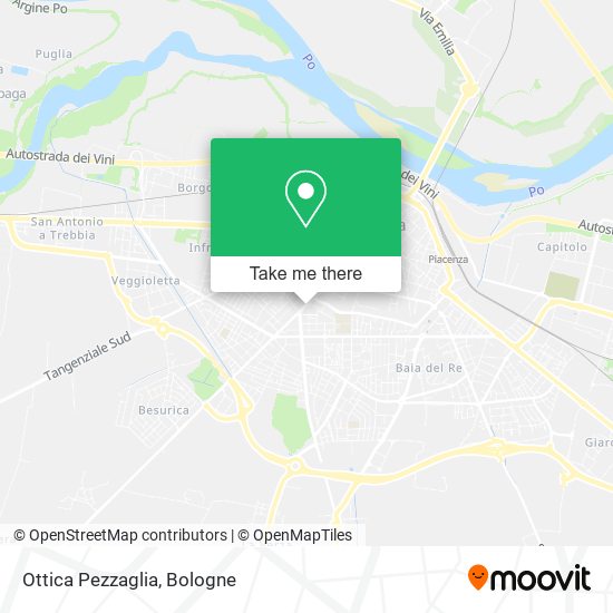 Ottica Pezzaglia map
