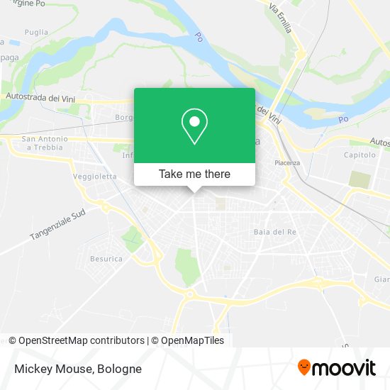 Mickey Mouse map