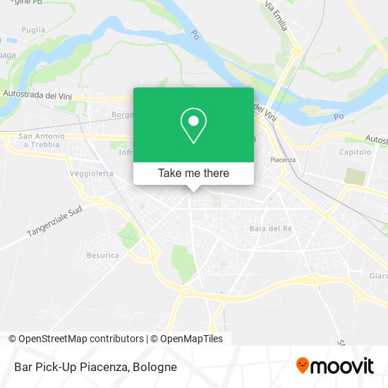 Bar Pick-Up Piacenza map