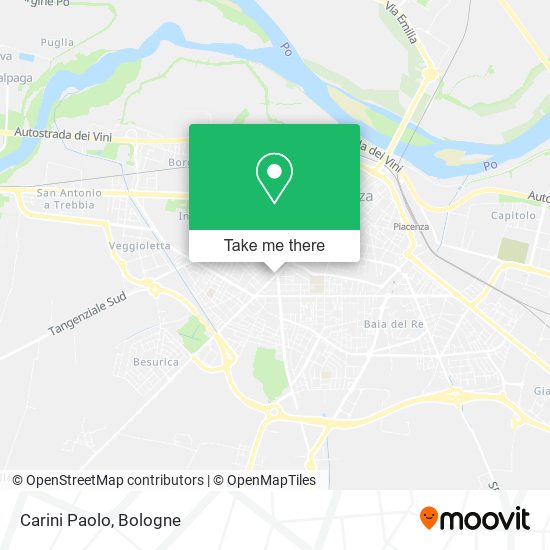 Carini Paolo map