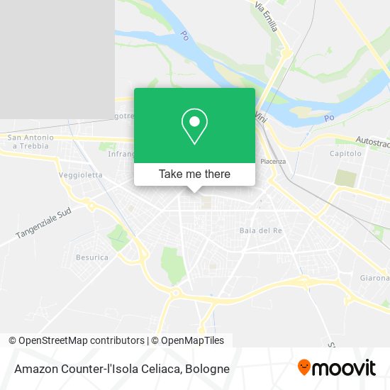Amazon Counter-l'Isola Celiaca map