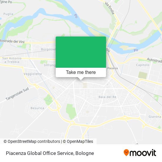 Piacenza Global Office Service map