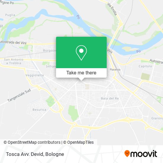 Tosca Avv. Devid map