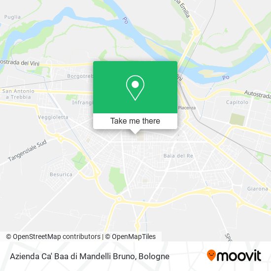 Azienda Ca' Baa di Mandelli Bruno map