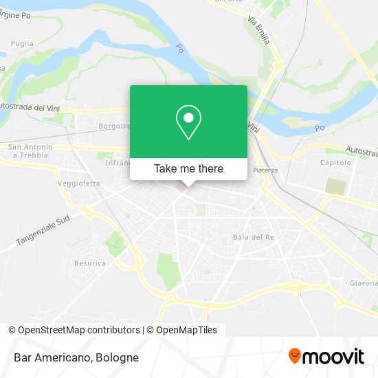 Bar Americano map