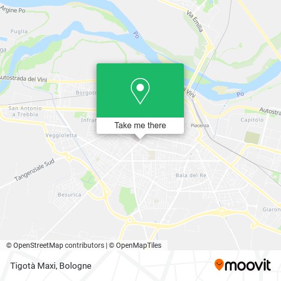 Tigotà Maxi map