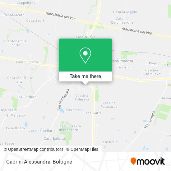 Cabrini Alessandra map
