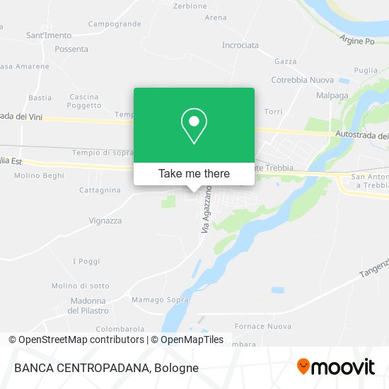 BANCA CENTROPADANA map