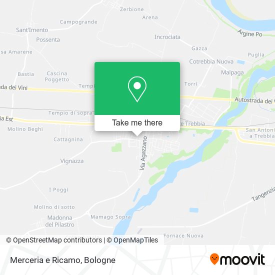 Merceria e Ricamo map