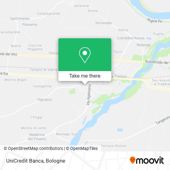 UniCredit Banca map