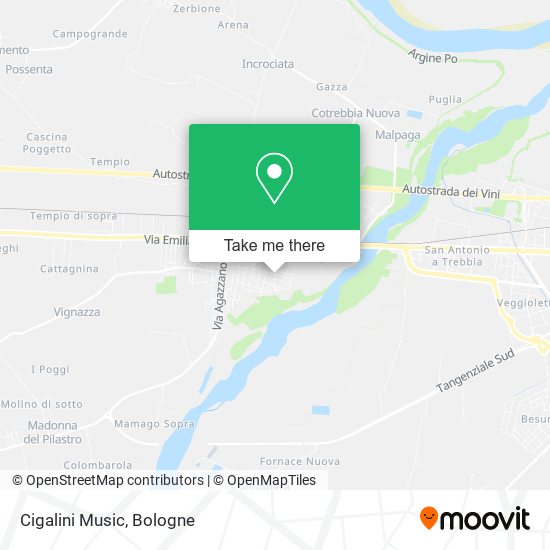 Cigalini Music map