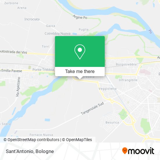 Sant'Antonio map