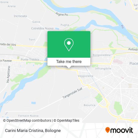 Carini Maria Cristina map