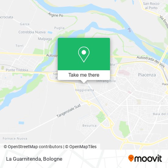 La Guarnitenda map