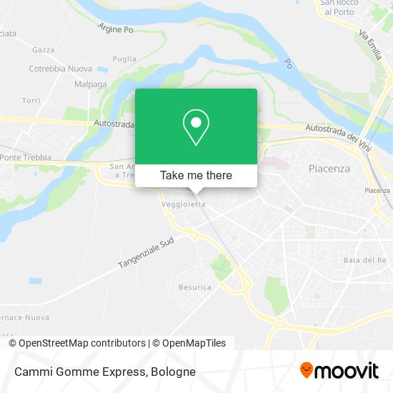 Cammi Gomme Express map