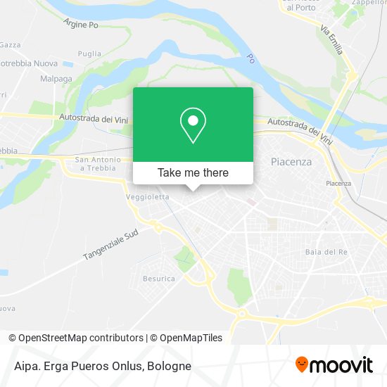 Aipa. Erga Pueros Onlus map