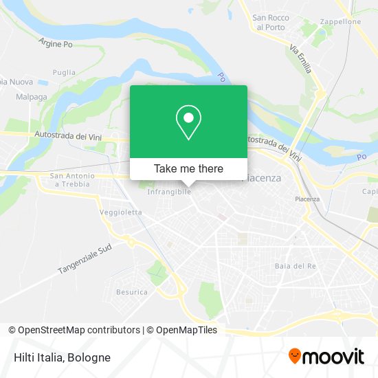 Hilti Italia map