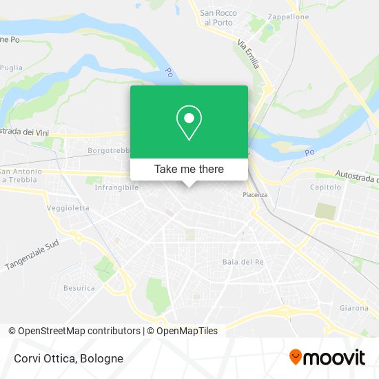 Corvi Ottica map