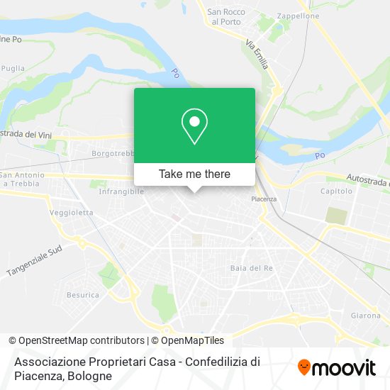 Associazione Proprietari Casa - Confedilizia di Piacenza map