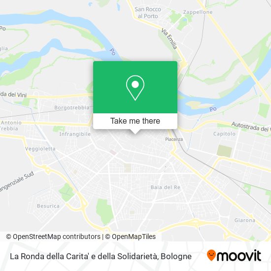 La Ronda della Carita' e della Solidarietà map