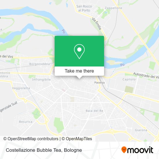 Costellazione Bubble Tea map