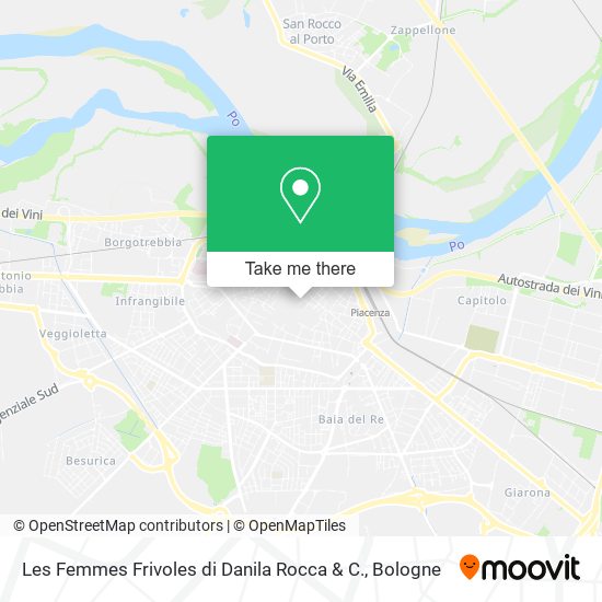 Les Femmes Frivoles di Danila Rocca & C. map