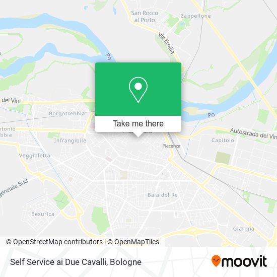 Self Service ai Due Cavalli map