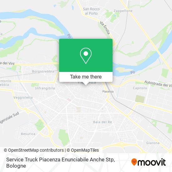 Service Truck Piacenza Enunciabile Anche Stp map