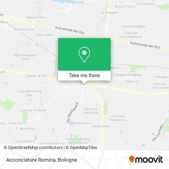 Acconciature Romina map