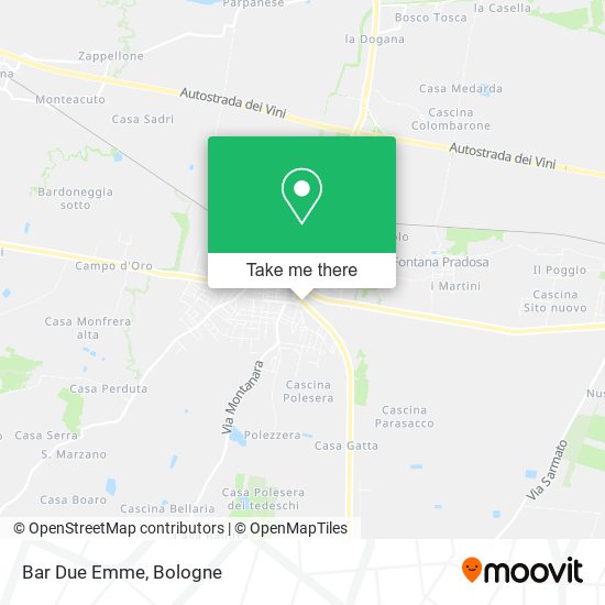 Bar Due Emme map