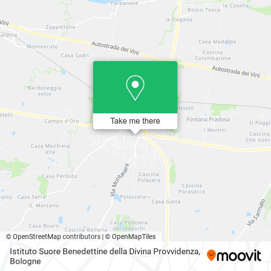 Istituto Suore Benedettine della Divina Provvidenza map