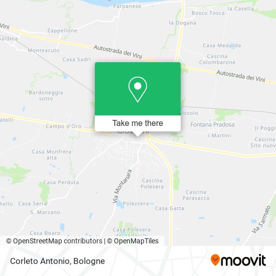 Corleto Antonio map
