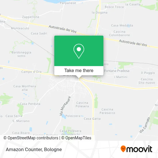 Amazon Counter map
