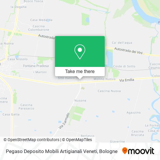 Pegaso Deposito Mobili Artigianali Veneti map