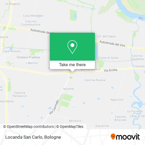 Locanda San Carlo map