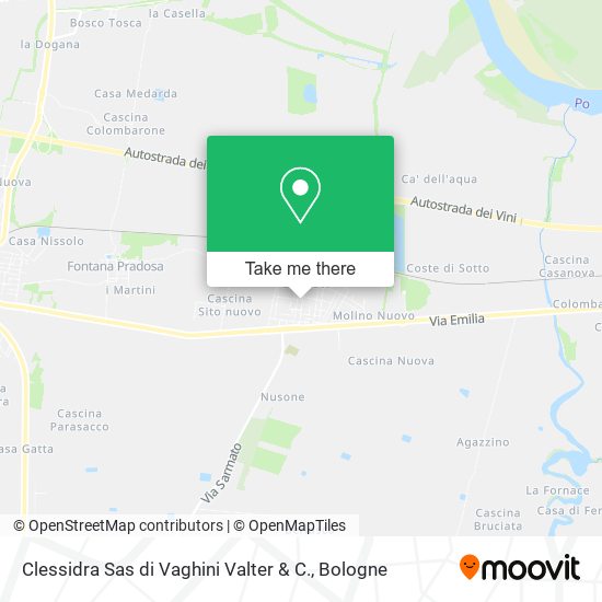 Clessidra Sas di Vaghini Valter & C. map