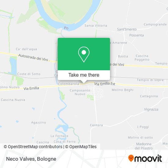 Neco Valves map