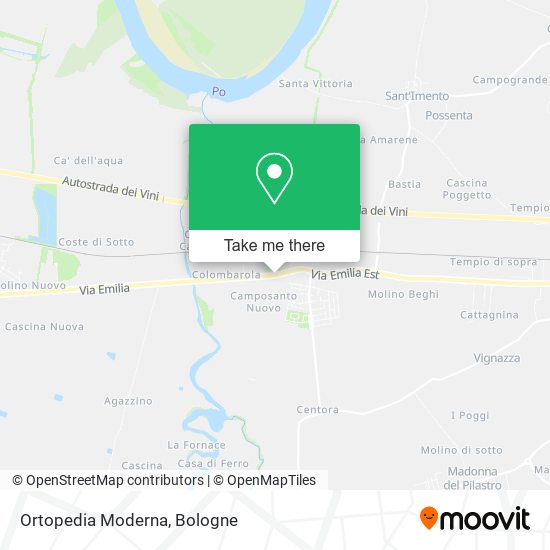Ortopedia Moderna map