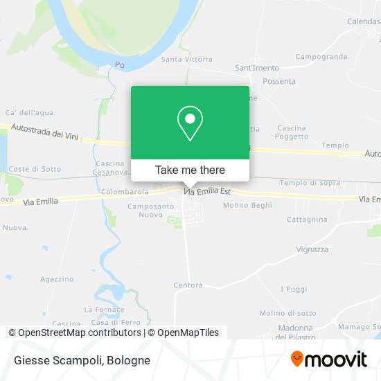 Giesse Scampoli map